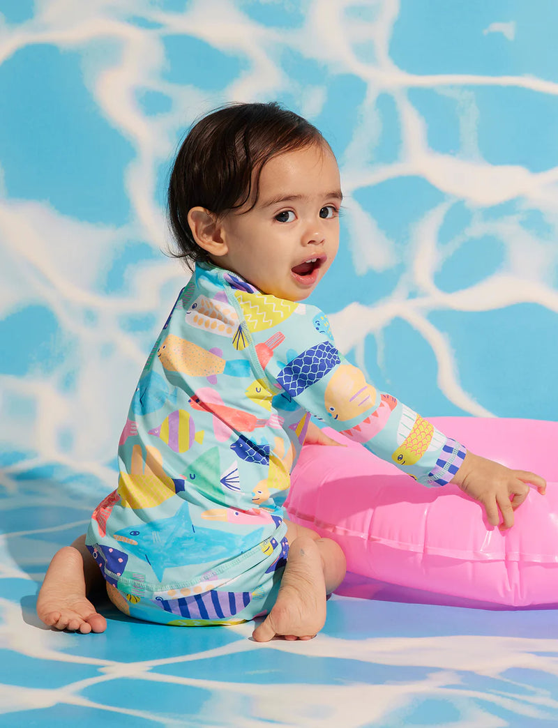 Long Sleeve Rash Vest | Rainbow Reef