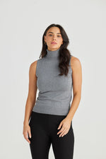 Skye Knit Top | Graphite