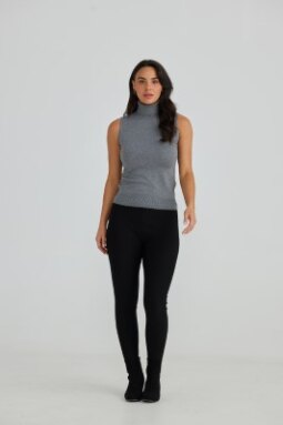 Skye Knit Top | Graphite