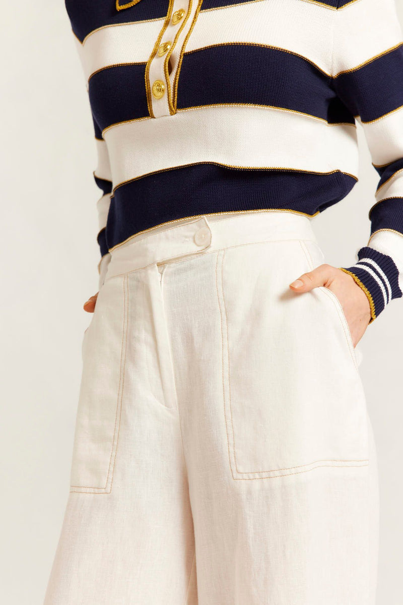 Clio Pant | Ivory