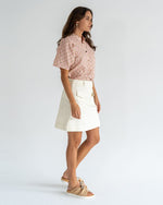 Lincoln Mini Skirt | White