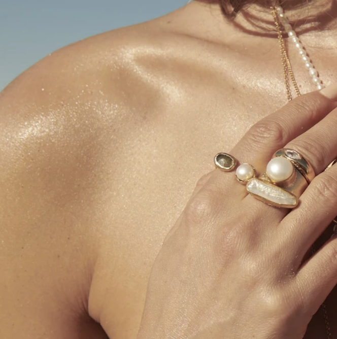 Fairley | Pearl Bar Ring