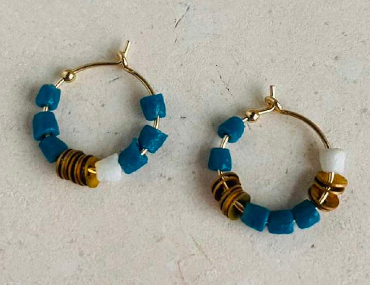 Shores | Sandcast Hoop Earrings